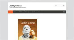 Desktop Screenshot of abhaycharan.com